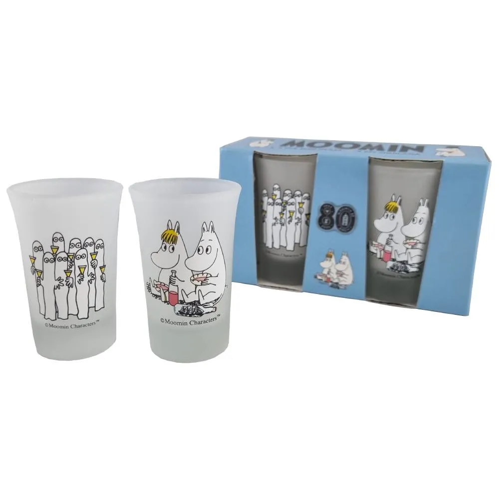 Moomintroll Mini Tumbler verres 5 cl lot de 2 givré