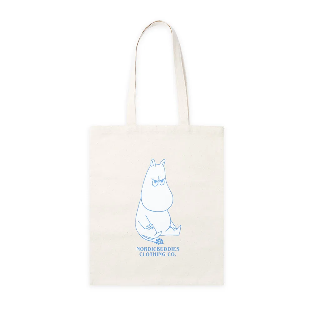 Moomintroll Angry tote bag coton 38x42 cm