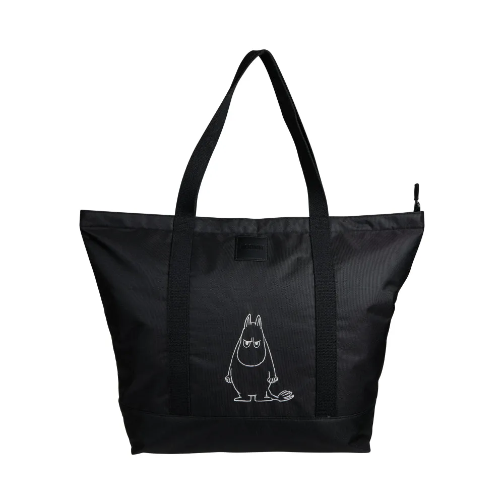 Moomintroll Angry sac de courses noir polyester recyclé
