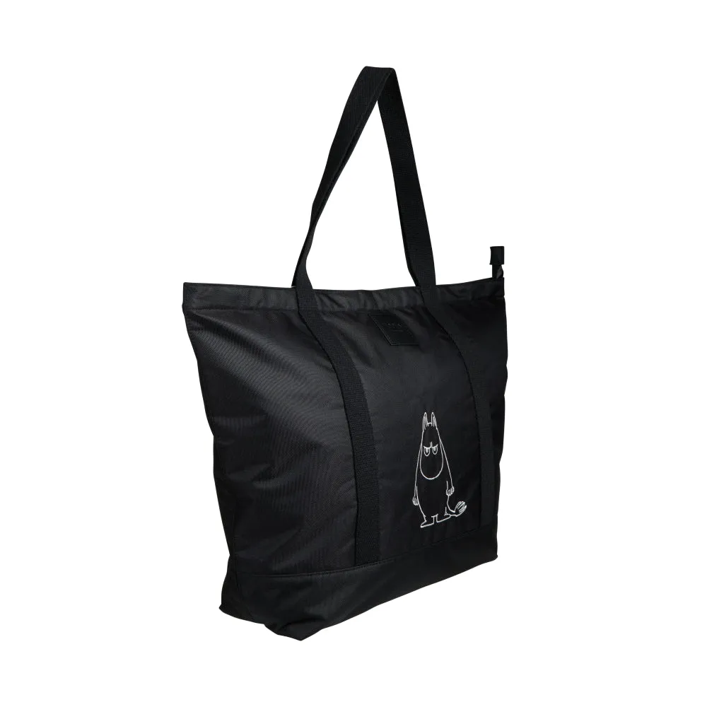 Moomintroll Angry sac de courses noir polyester recyclé