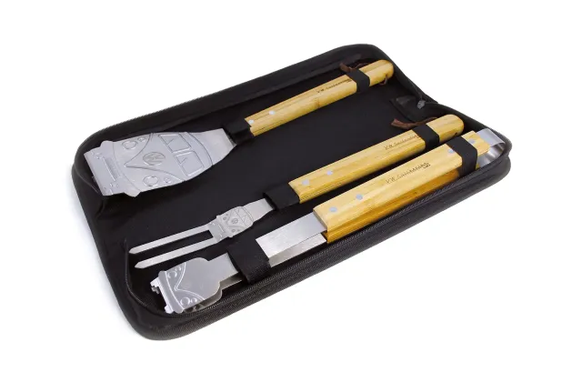 Brisa VW Collection T1 set barbecue inox 3 pièces