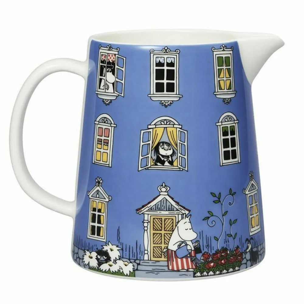 Moomintroll Moominhouse Pichet 1L Bleu Couvercle