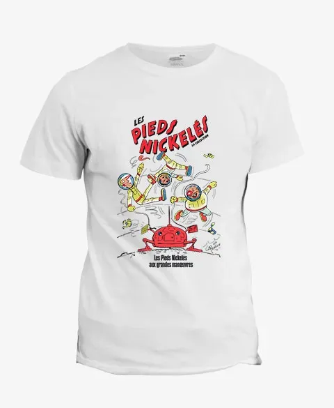 Pixgoodies Les Pieds Nickelés Grandes Manœuvres t-shirt coton