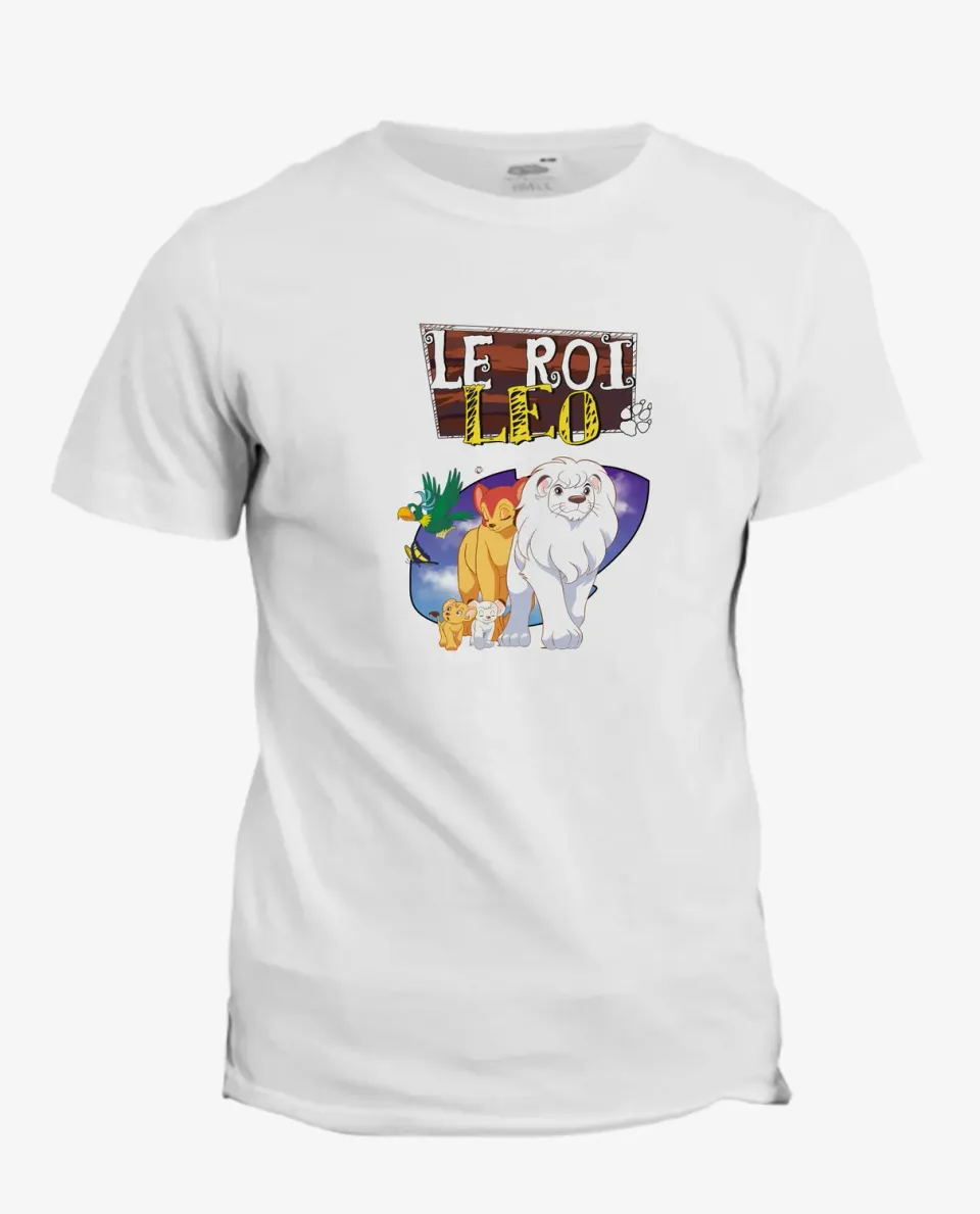 Pixgoodies Le Roi Léo Le vrai Roi Lion t-shirt coton