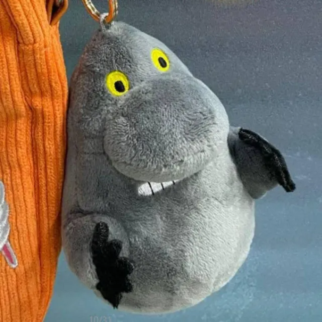 Moomintroll Groke Porte-Clés Peluche Gris 10 cm