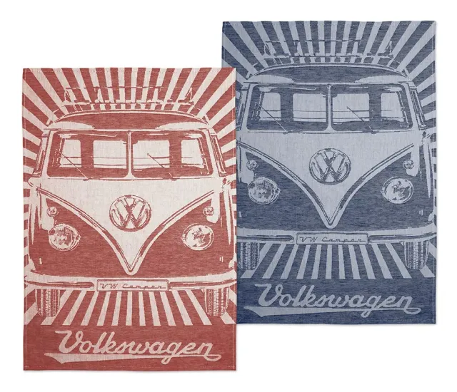 Brisa VW Collection T1 Combi torchons cuisine Lot de 2 coton