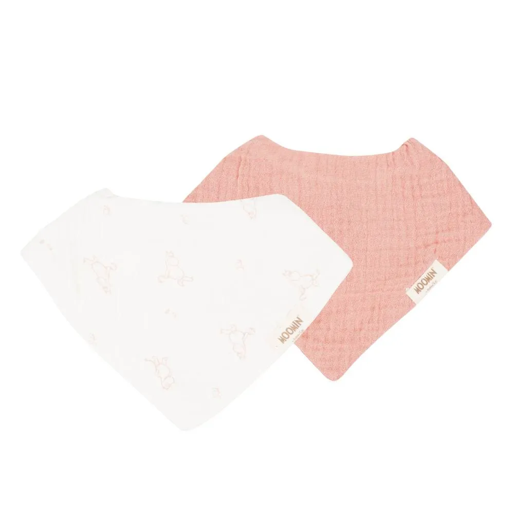 Moomintroll Bandana bavoirs bébé 2 pièces coton