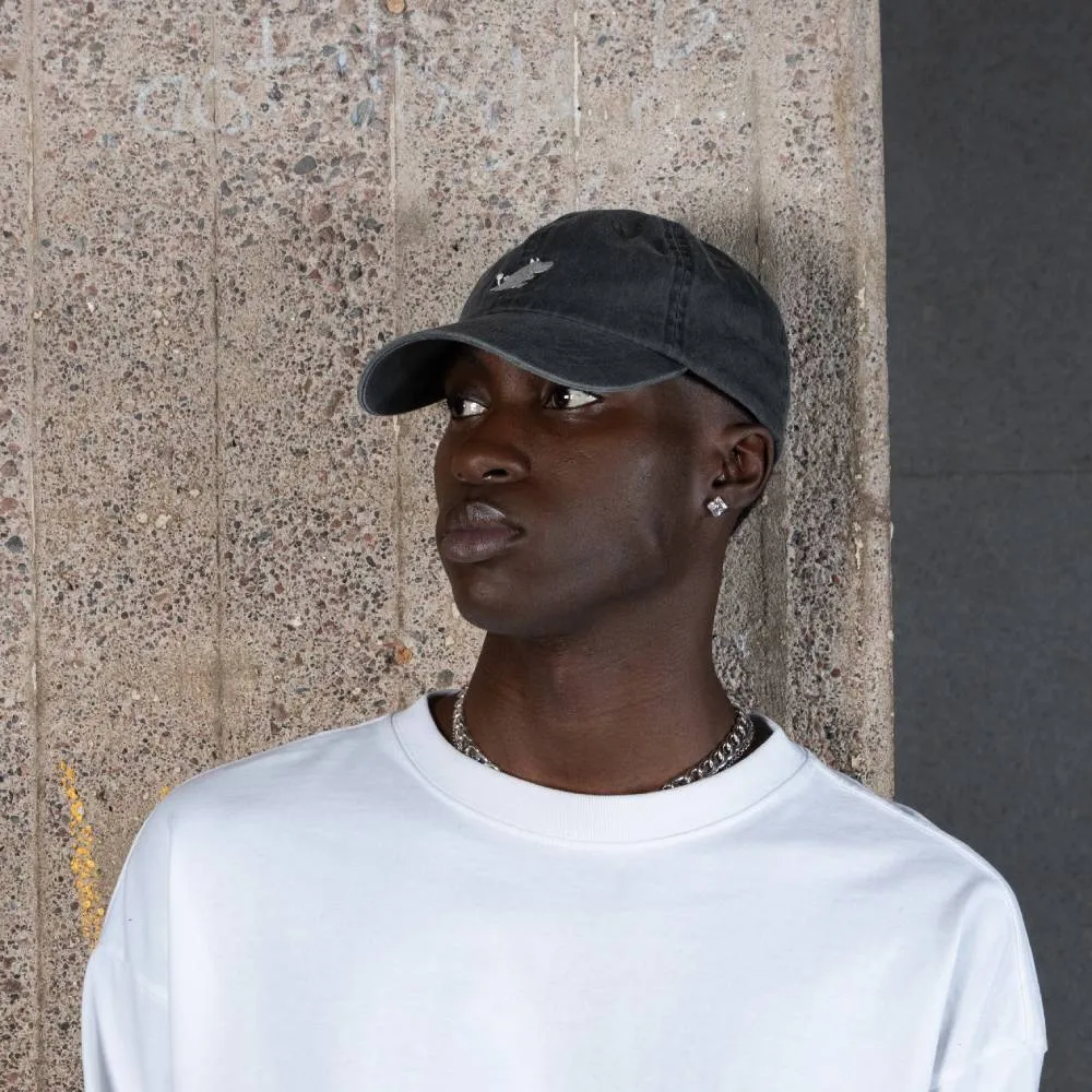 Moomintroll Classics casquette denim noire 100% coton