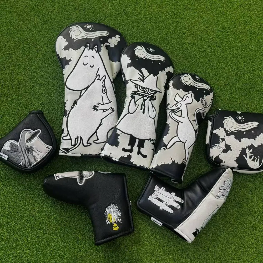Moomintroll Comet couvre-club hybride Sniff noir et blanc