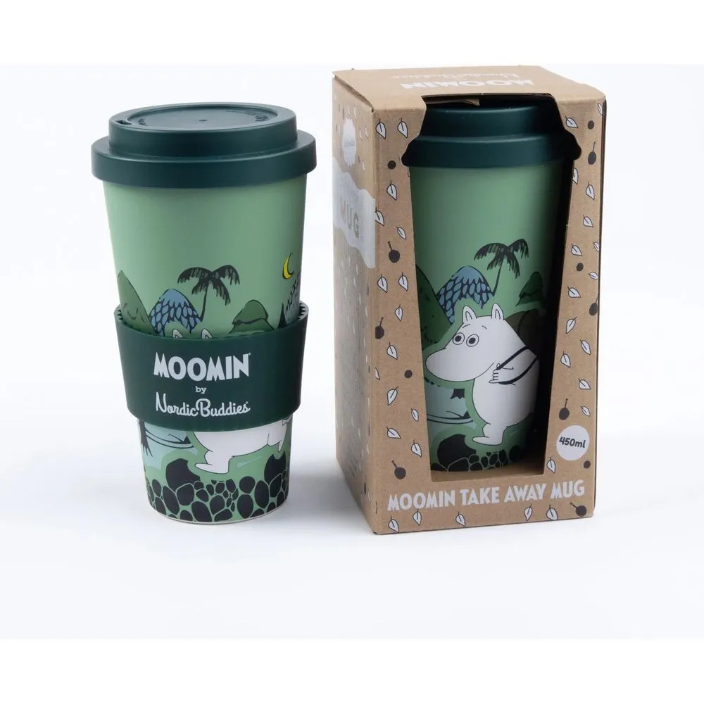 Moomintroll Adventuring mug vert 450 ml