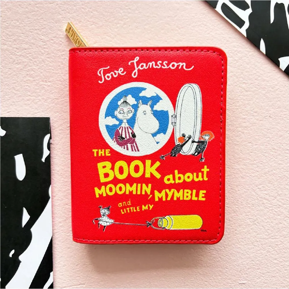 Moomintroll The Book About Moomin Mymble portefeuille rouge