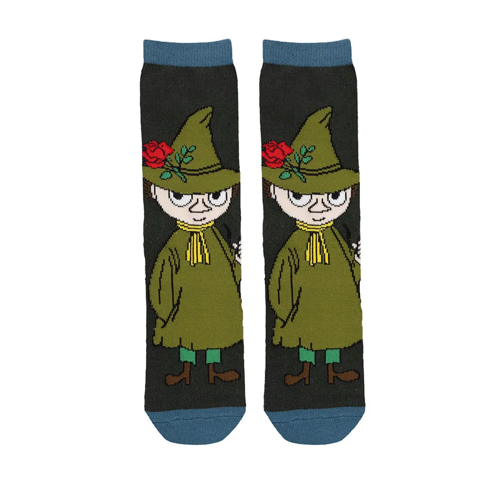 Moomintroll Classics Snufkin chaussettes vertes coton