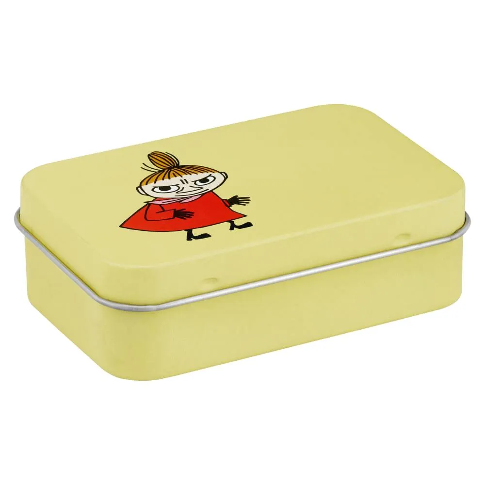 Moomintroll Retro Boîte Little My Jaune 10x6,5 cm