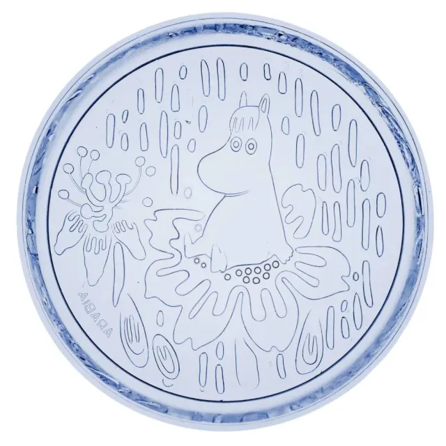 Moomintroll Mystical Forest assiette verre 155 mm