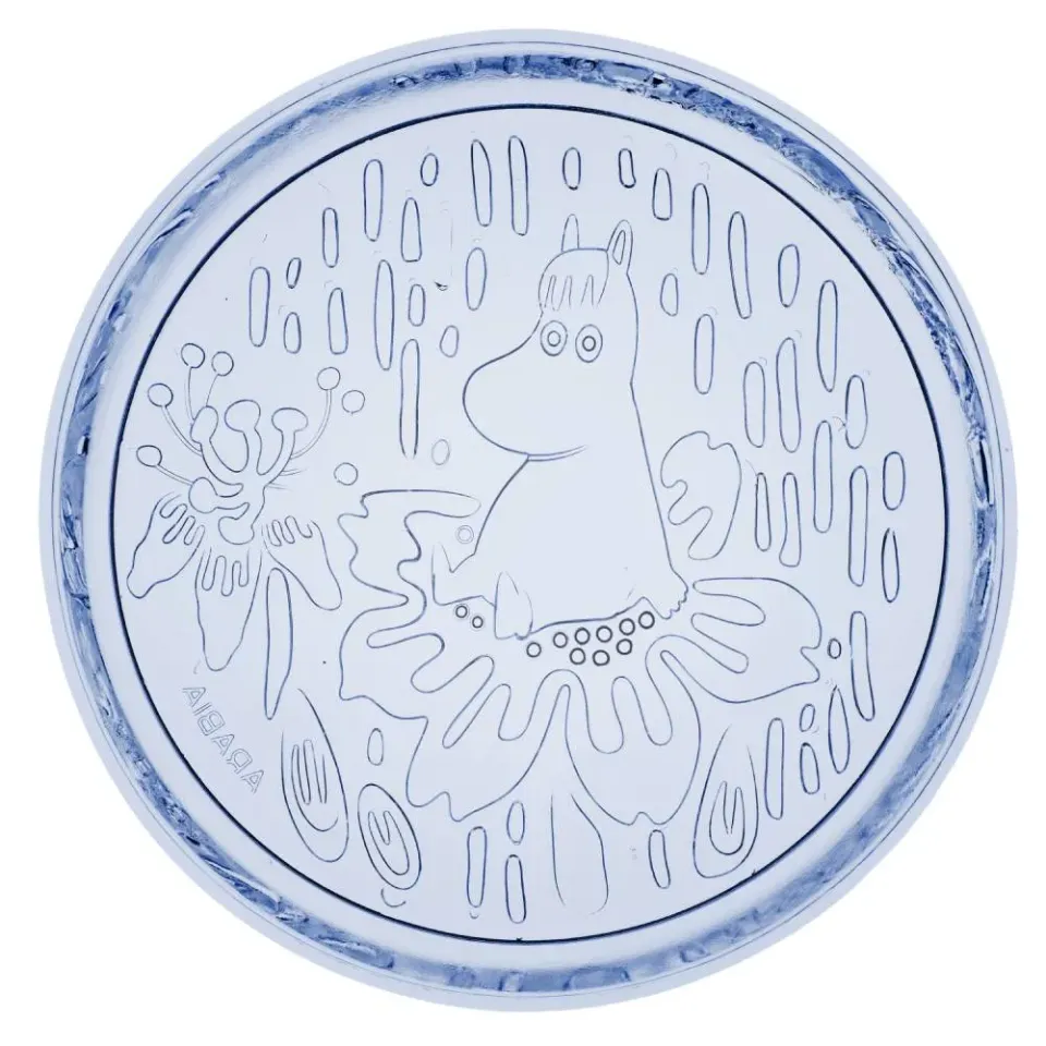 Moomintroll Mystical Forest assiette verre 155 mm
