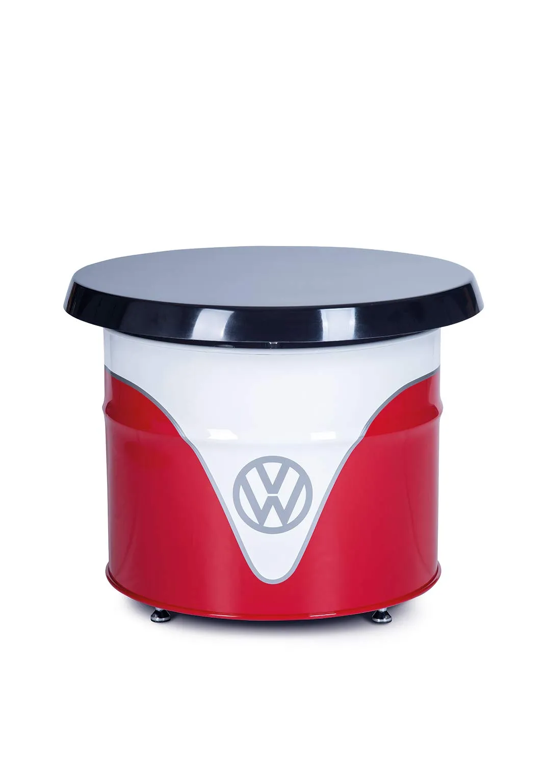 Brisa VW Collection table bidon plateau verre
