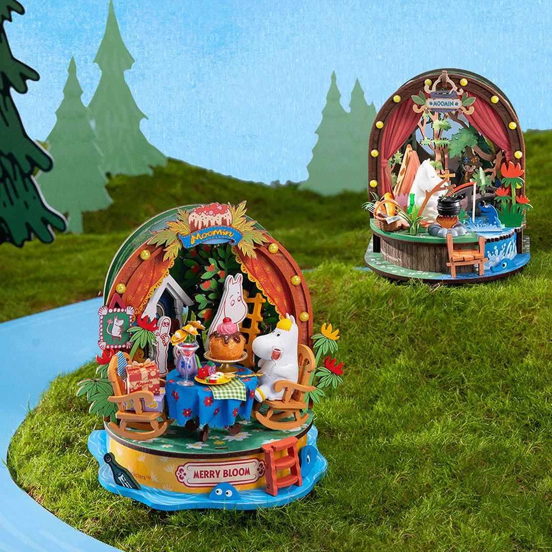 Moomintroll Garden Party maison poupée 3D Snorkmaiden