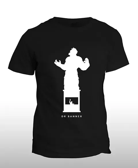 Pixgoodies Avengers Hulk et le Dr Banner t-shirt