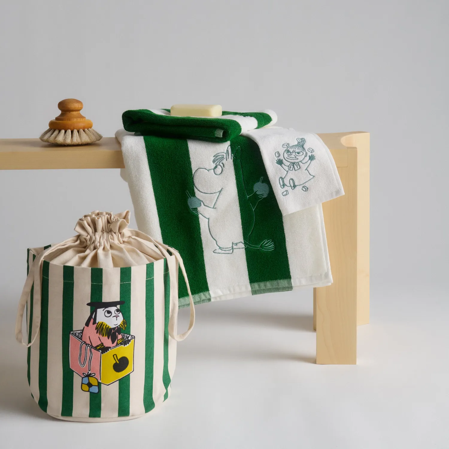 Moomintroll Gift of Love essuie-main coton bio Little My