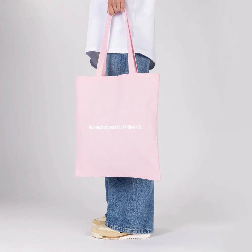 Moomintroll Cloud tote bag rose 38x42 cm