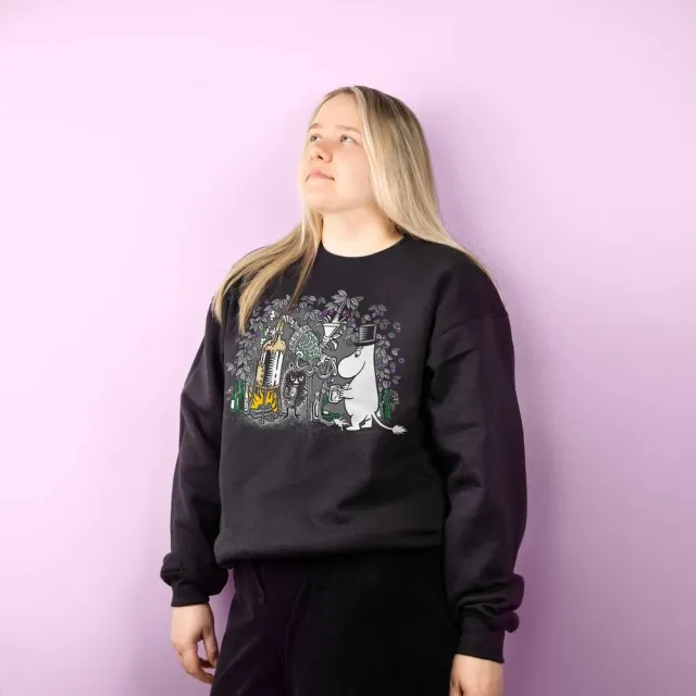 Moomintroll Moominpappa Dynamite sweat noir coton