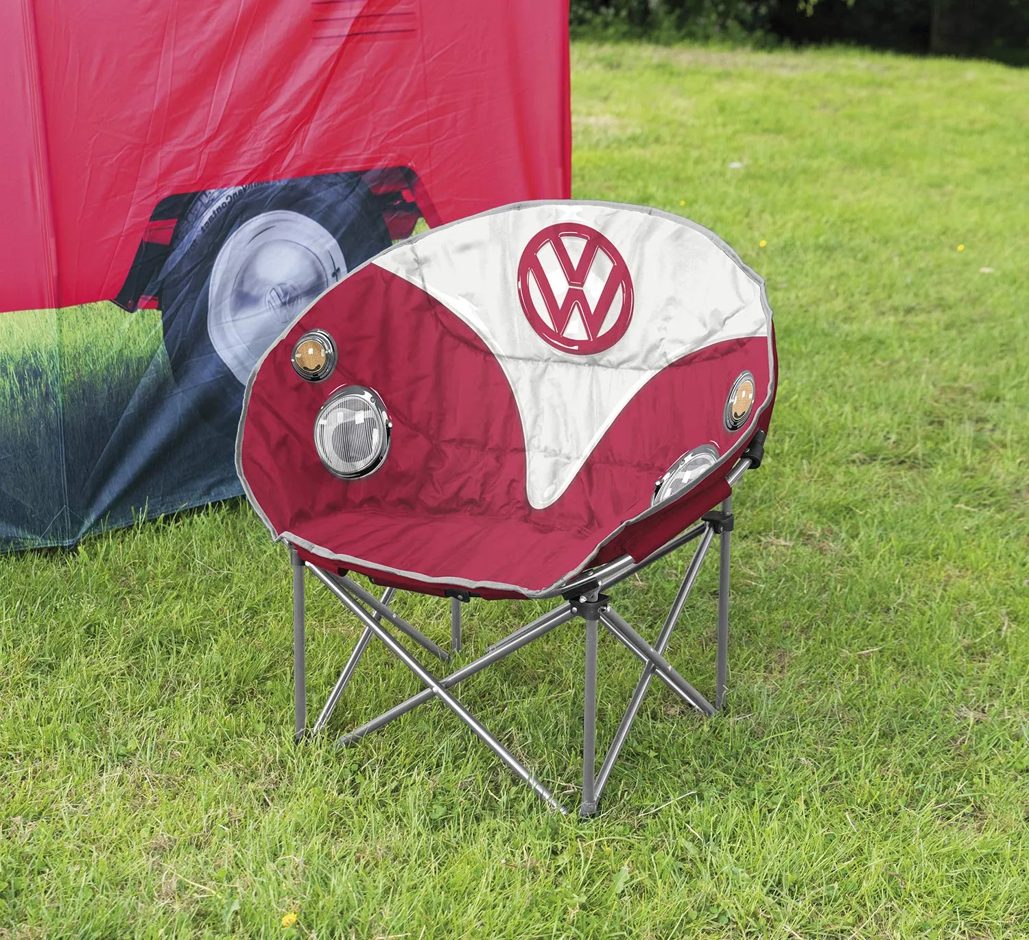 Brisa VW T1 Moon Chair chaise camping rouge