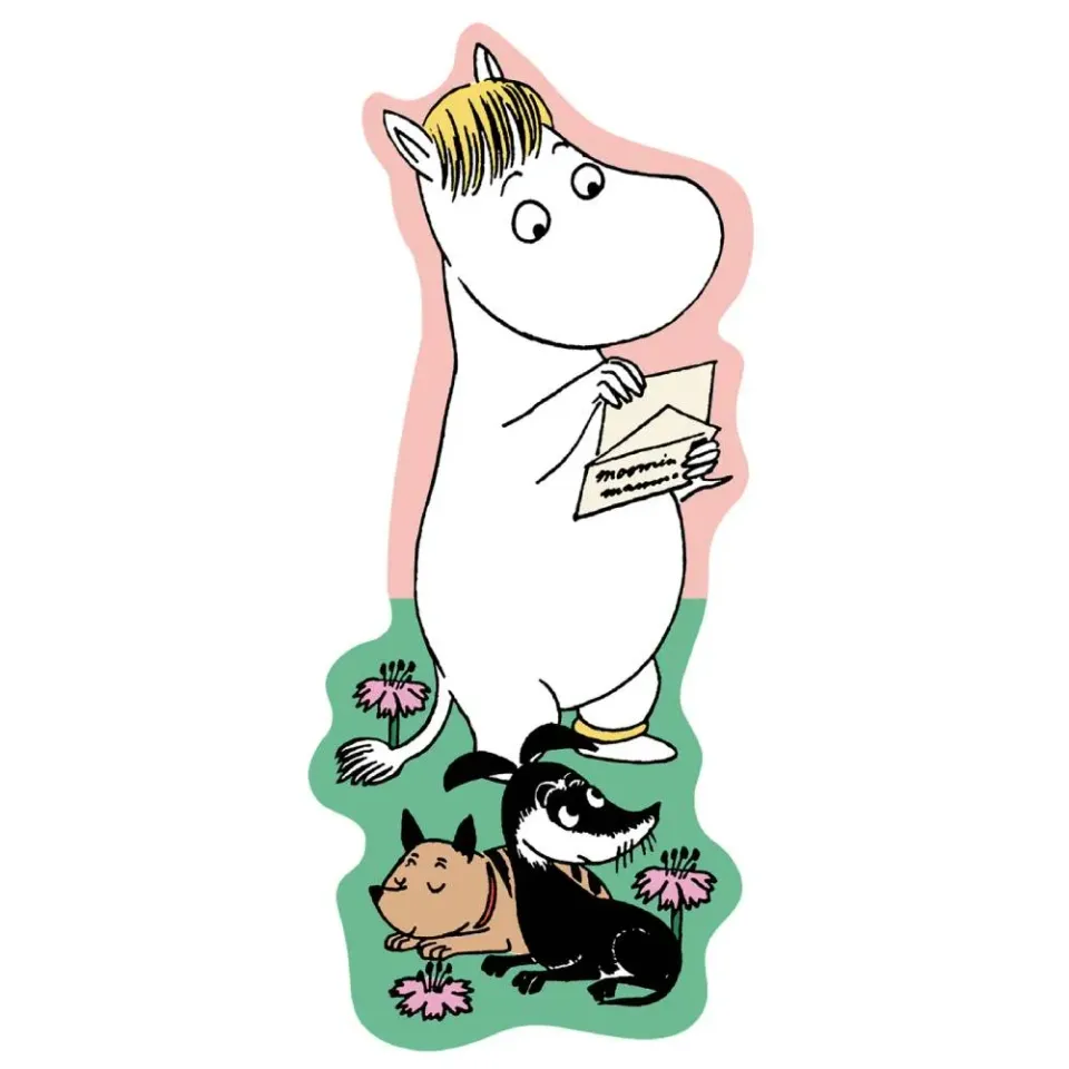 Moomintroll marque-page illustré double face