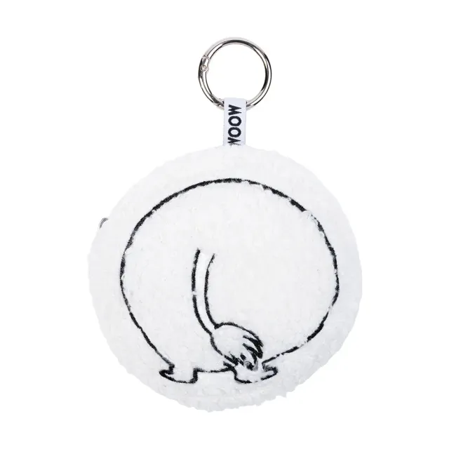 Moomintroll Porte-monnaie Peluche Fesses Blanc