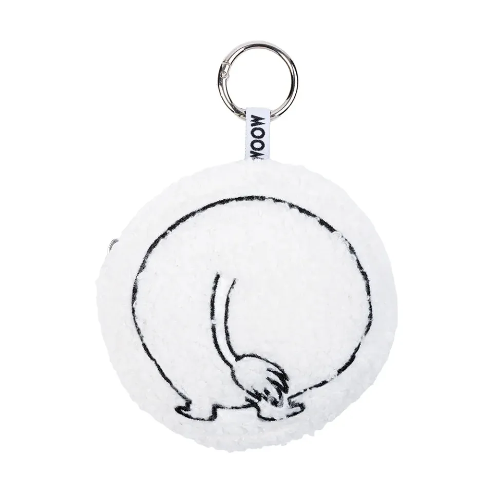 Moomintroll Porte-monnaie Peluche Fesses Blanc