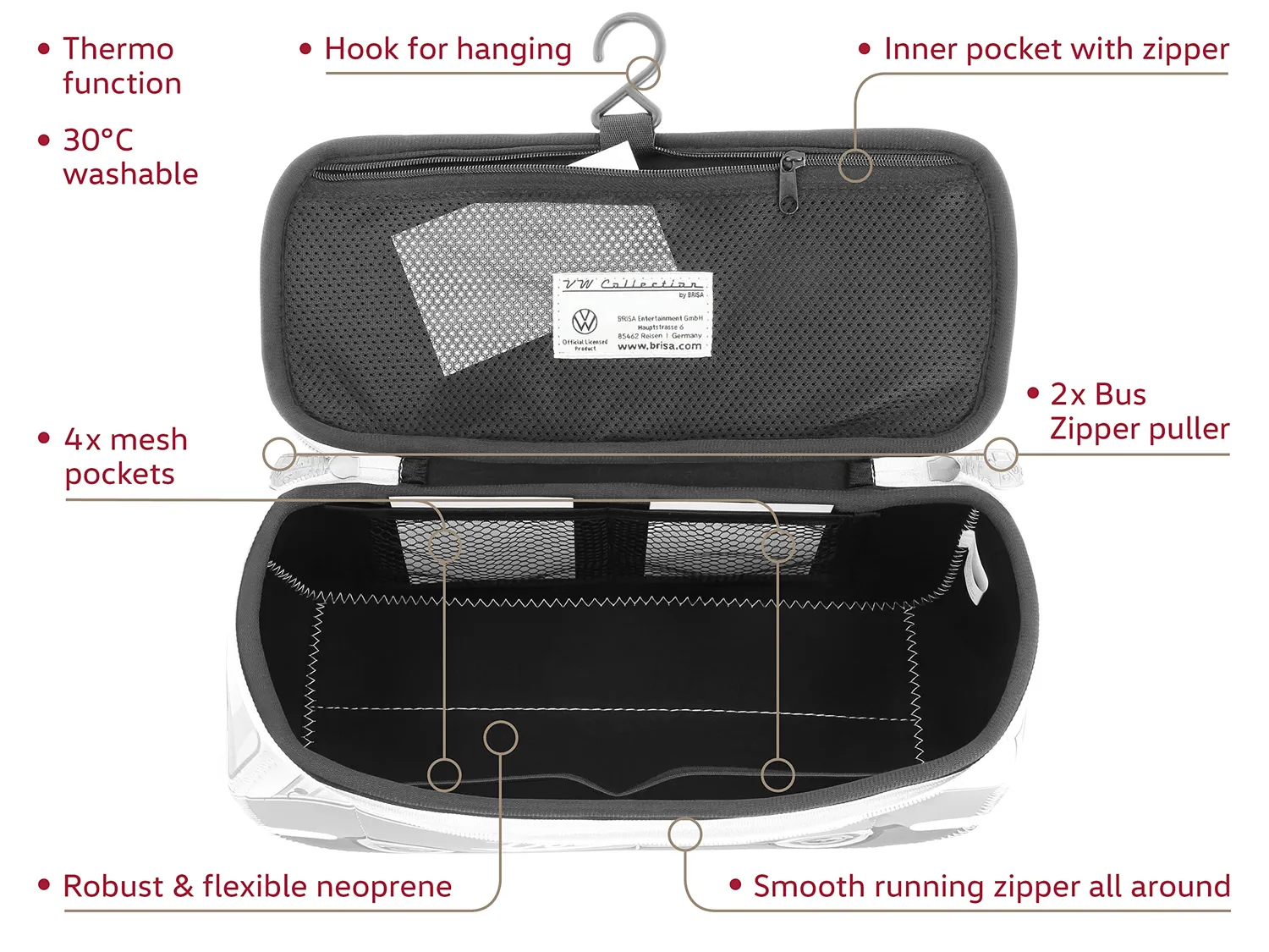 Brisa VW Collection T1 Bus Combi trousse de toilette