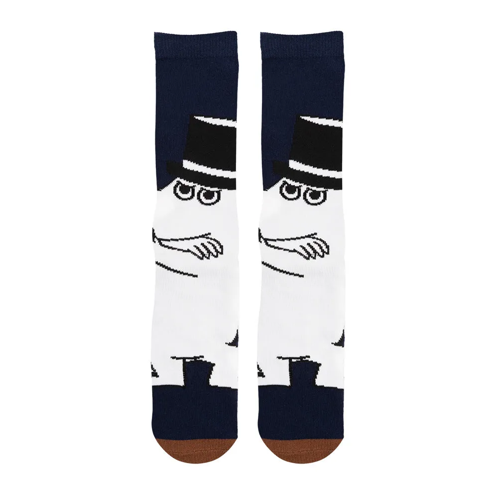 Moomintroll Moominpappa chaussettes bleu marine 40-45
