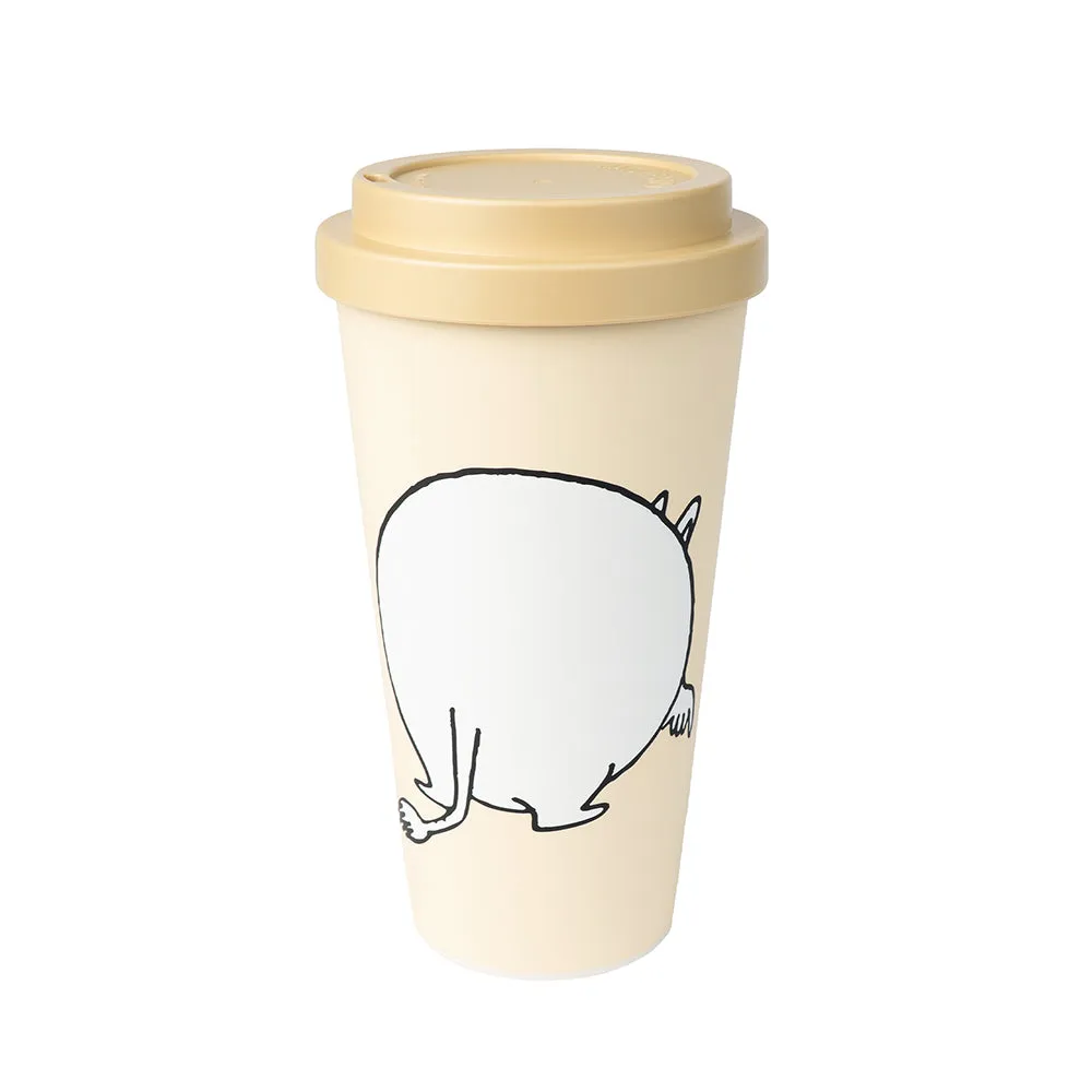 Moomintroll Butt gobelet réutilisable beige 450 ml