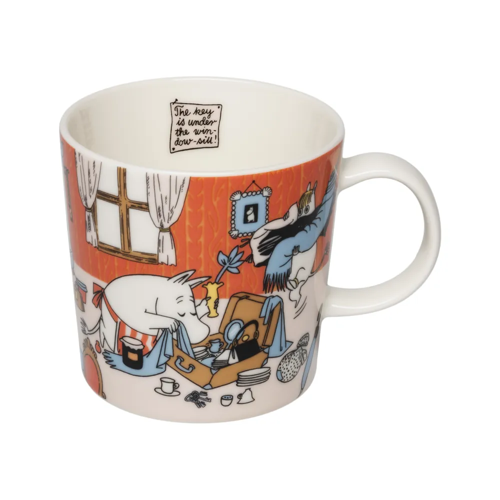 Moomintroll Holiday Rush mug 0,3 L vitroporcelaine