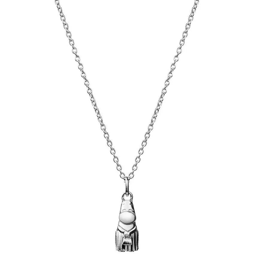 Moomintroll Lumoava x Moomin Moominmamma collier argent 42/45 cm