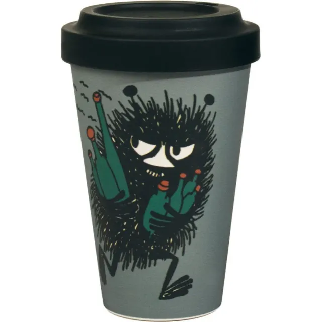 Moomintroll Getaway Stinky mug nomade 450 ml gris biodégradable