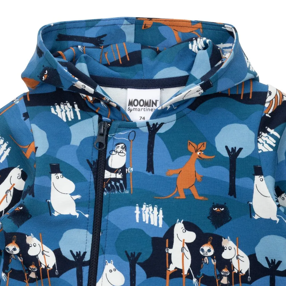 Moomintroll Moomin Adventure combinaison bébé bleue en coton