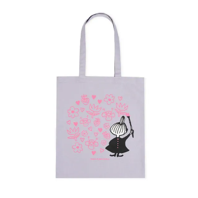 Moomintroll Little My Painting tote bag lilas coton