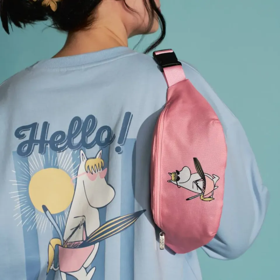 Moomintroll Sunshine Sac Banane Rose 30 cm