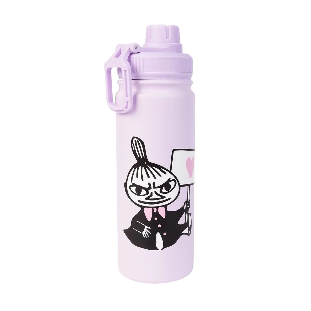 Moomins Love bouteille isotherme violette 550 ml inox