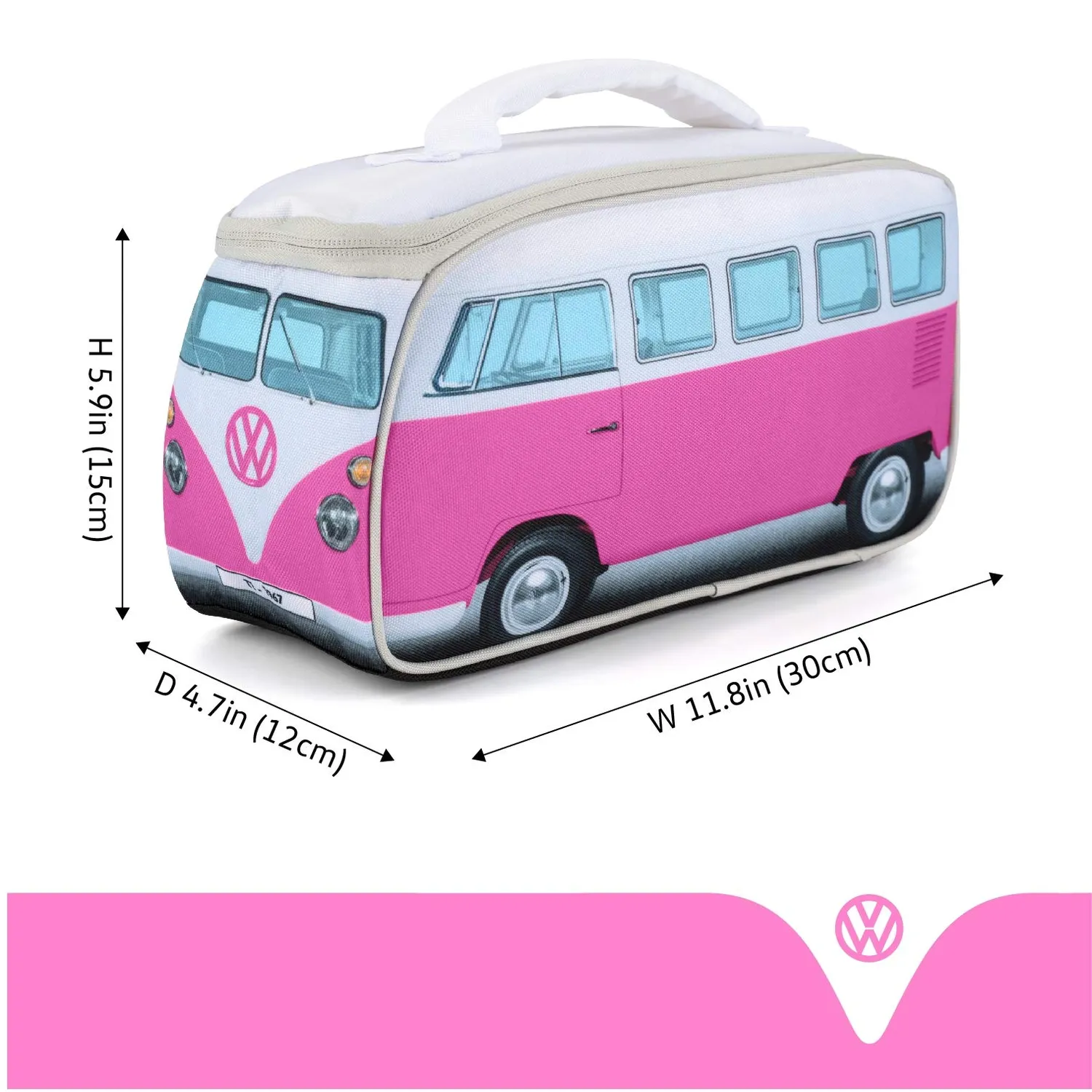 Brisa sac déjeuner isotherme T1 Bulli Bus rose
