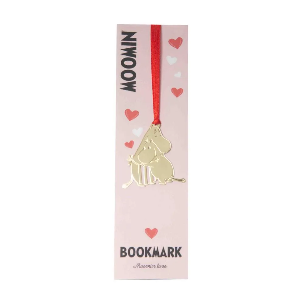 Moomintroll Hug marque-page métal doré