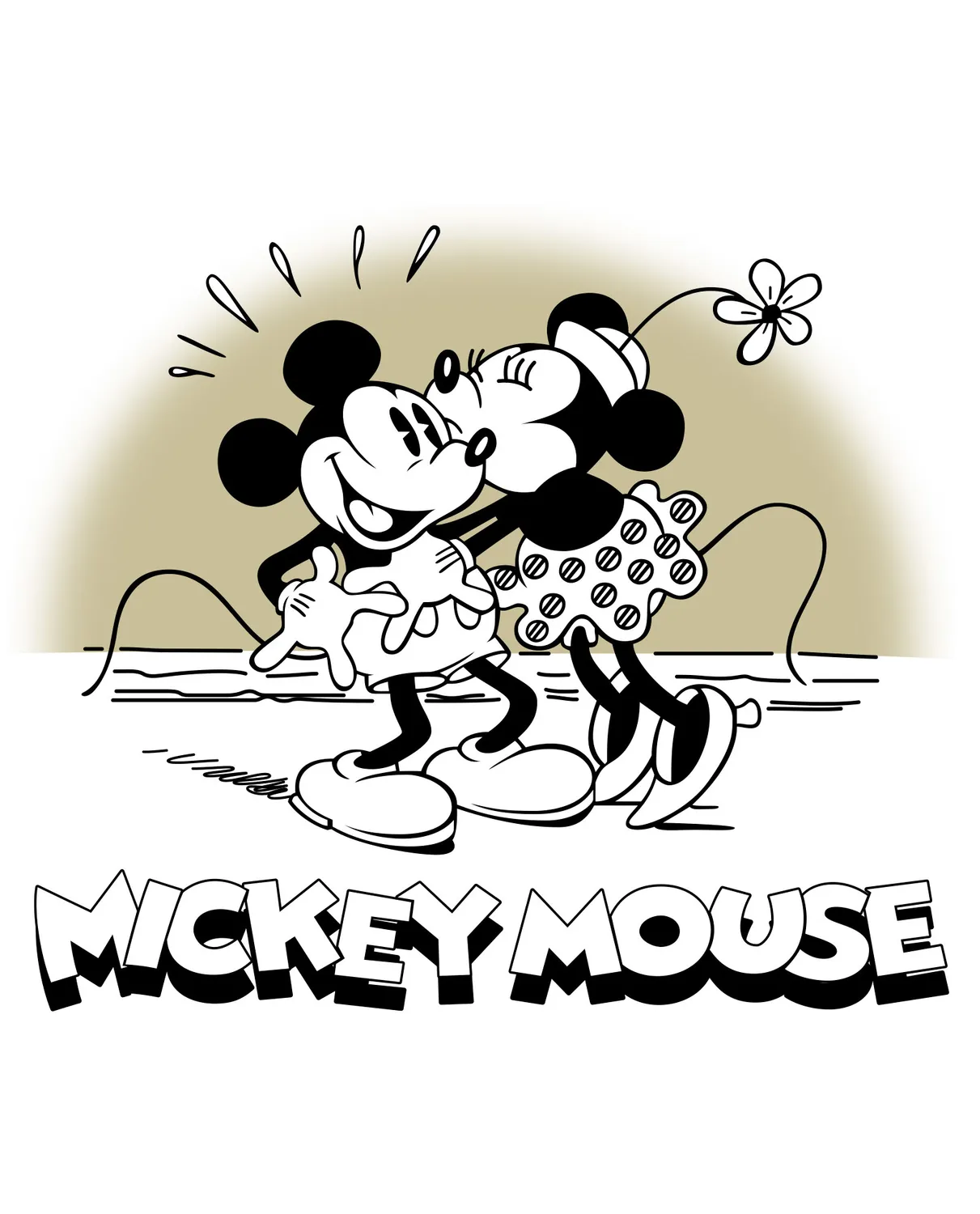 Pixgoodies Mickey Mouse les origines t-shirt coton
