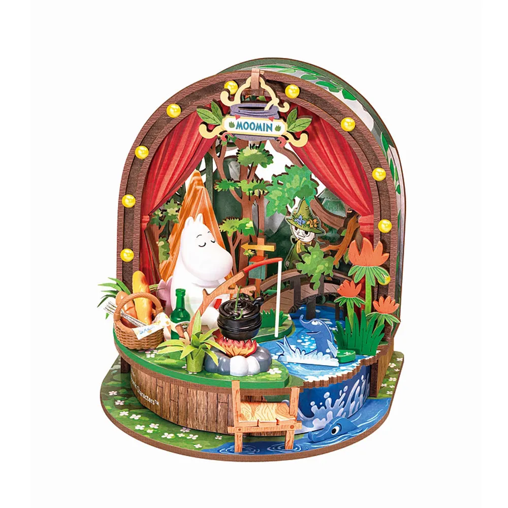 Moomintroll Forest Camp maison poupée 3D DIY Rolife