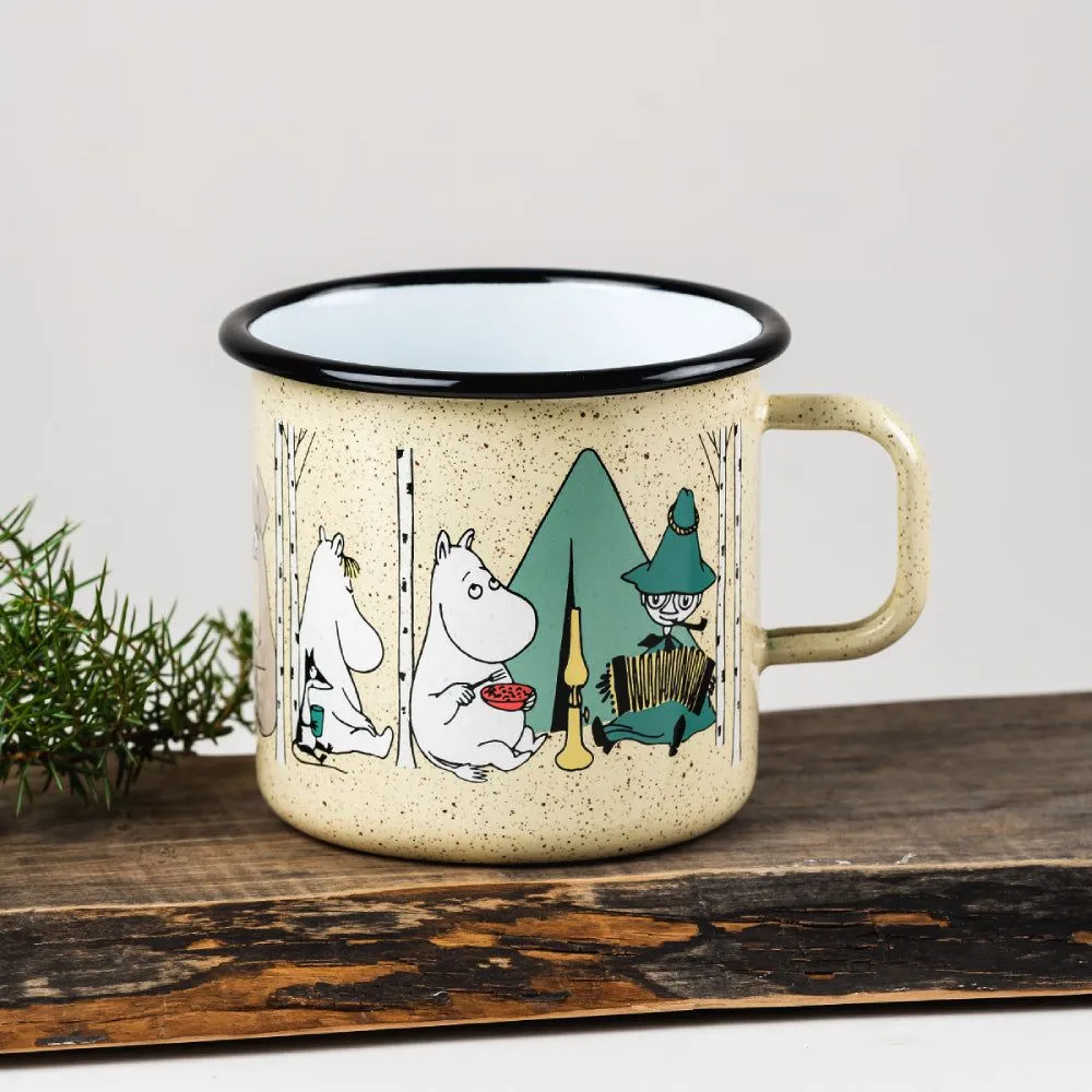 Moomintroll Campers Mug Émaillé Acier Randonnée