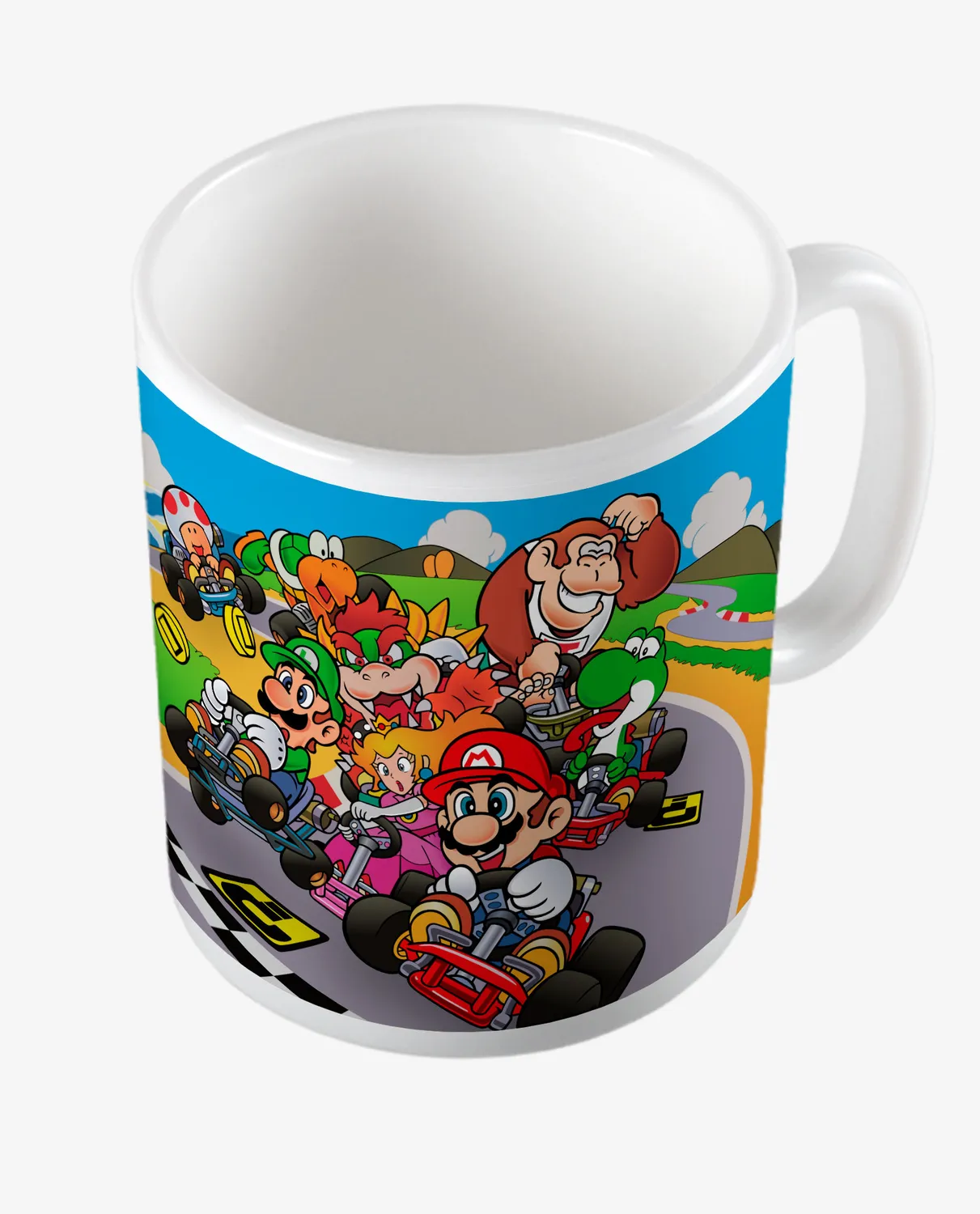 Pixgoodies Mario Mario Kart mug céramique casting 1992