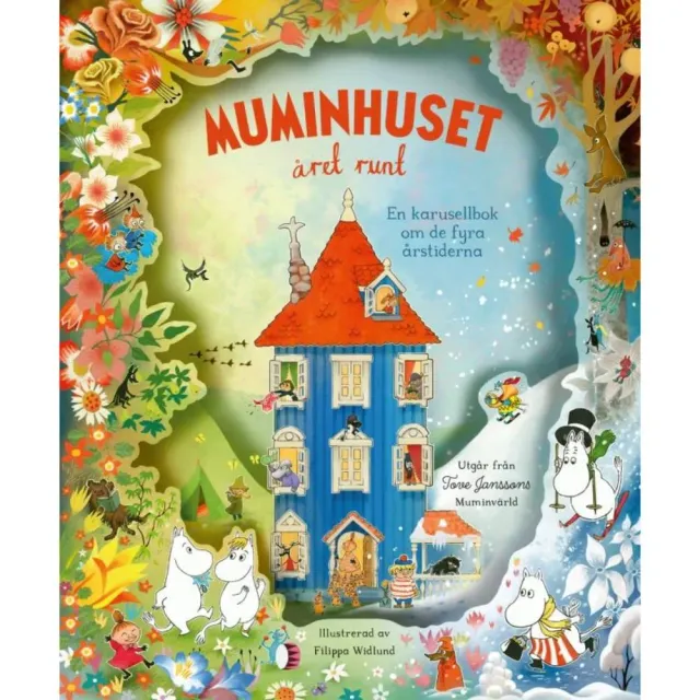 Moomintroll Muminhuset året runt livre carrousel suédois