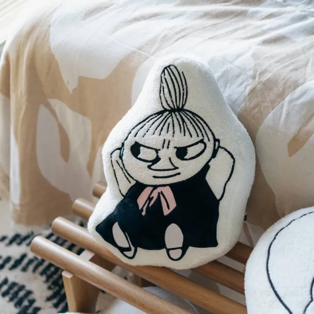 Moomintroll Little My Coussin déco 31x43 cm blanc