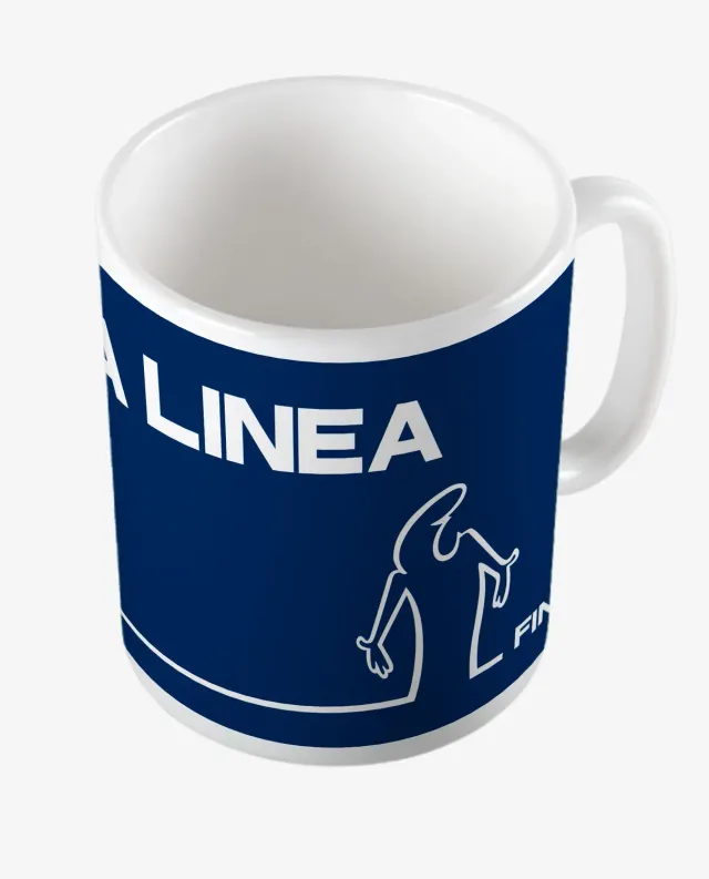 Pixgoodies La Linea légende animation mug céramique 325 ml