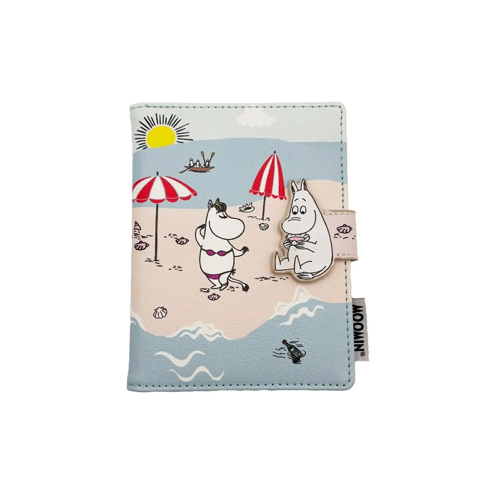 Moomintroll Beach porte-passeport 14 cm