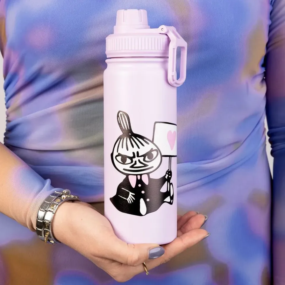 Moomins Love bouteille isotherme violette 550 ml inox